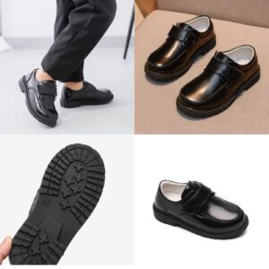 Boys High Quality Leather School Shoes