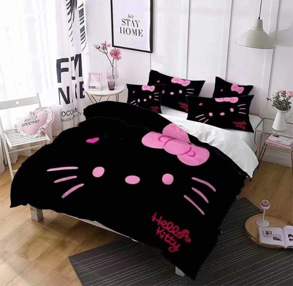 14`1 3-in-1 Cartoon Themed Kids Duvet Cover Set 5x6 – Duvet Cover & 2 Pillowcases Children's Bedding Set