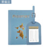 17`7 2-in-1 Passport Holder with Luggage Tag – Travel Passport Wallet & Suitcase Tag Set