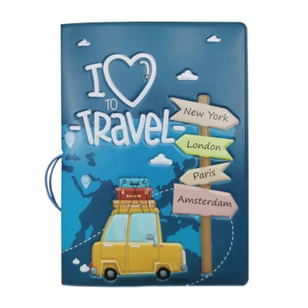 18 Passport Holder Cover – Large Capacity Travel Passport Wallet Organizer