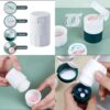4-in-1 Pill Cutter – Multifunctional Pill Grinder, Divider & Storage Box (White & White-Green)