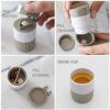 4-in-1 Pill Cutter – Multifunctional Pill Grinder, Divider & Storage Box (White & White-Green)