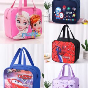 Cartoon Themed Insulated Lunch Bag – Thermal Food Storage Bag for Kids & Adults (Daily Use)