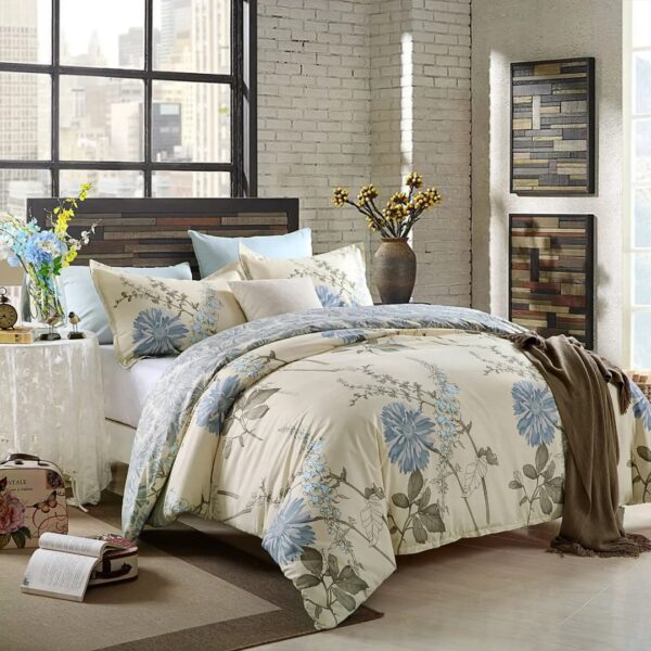 5x6 Duvet Cover Set – Soft Duvet Cover, Bedsheet & 2 Pillowcases Bedding Set