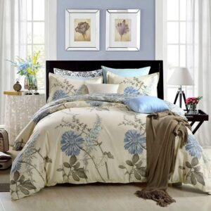 5x6 Duvet Cover Set – Soft Duvet Cover, Bedsheet & 2 Pillowcases Bedding Set