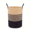 9 Big Size Cotton Rope Storage Basket with Handles – Decorative Woven Organizer for Toys, Towels & Living Room Storage