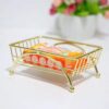 Chrome Plated Soap Dish Holder – Large Bathroom & Bathtub Soap Storage Rack